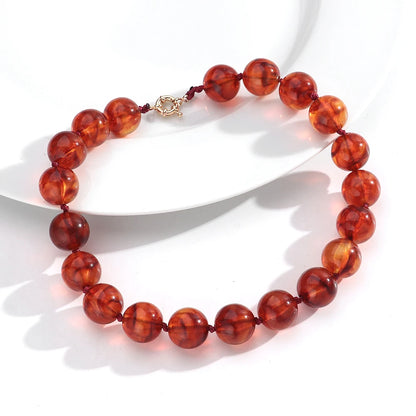 Bohemian Handmade Beaded Rope Necklace