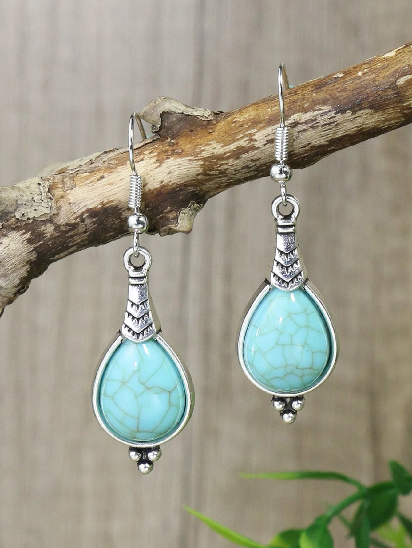 Boho-Chic Inlaid Pendant Set