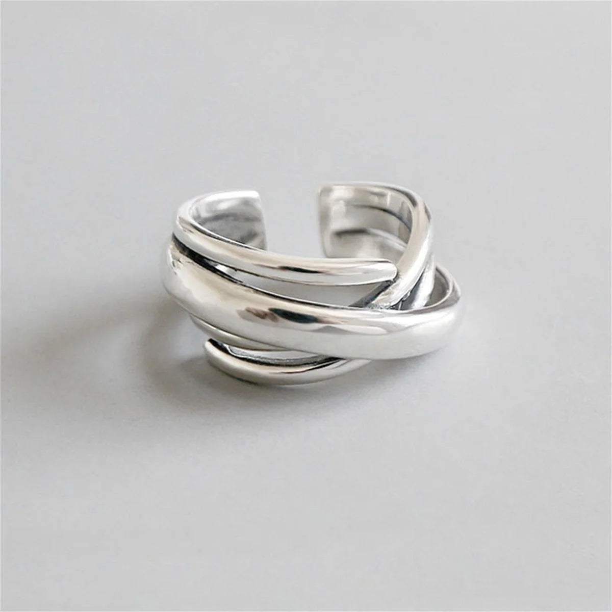 Molten Style Open Statement Ring
