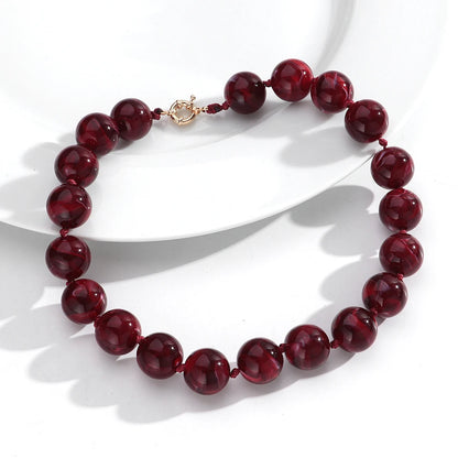 Bohemian Handmade Beaded Rope Necklace