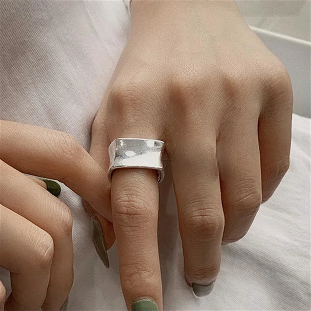 Molten Style Open Statement Ring