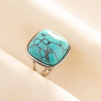 Ethnic Stackable Turquoise Finger Ring