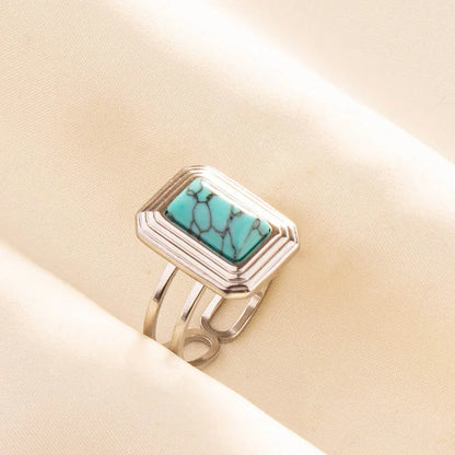Ethnic Stackable Turquoise Finger Ring