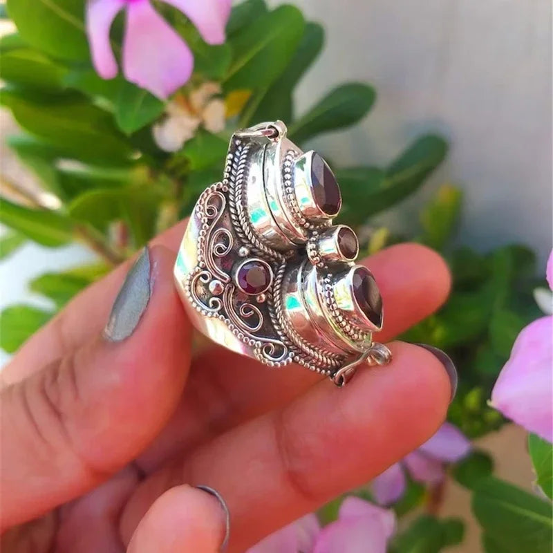 Antique Marcasite Rings Boho chic Life style Jewelry 