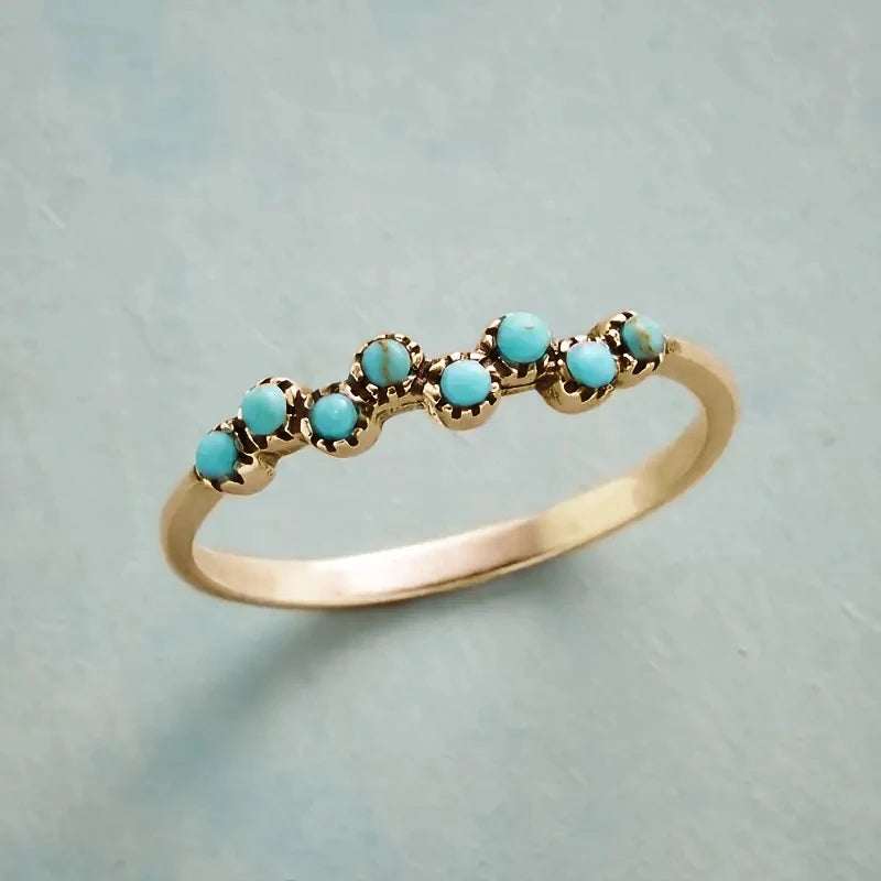 Turquoise  Ring Free spirit boho jewelry