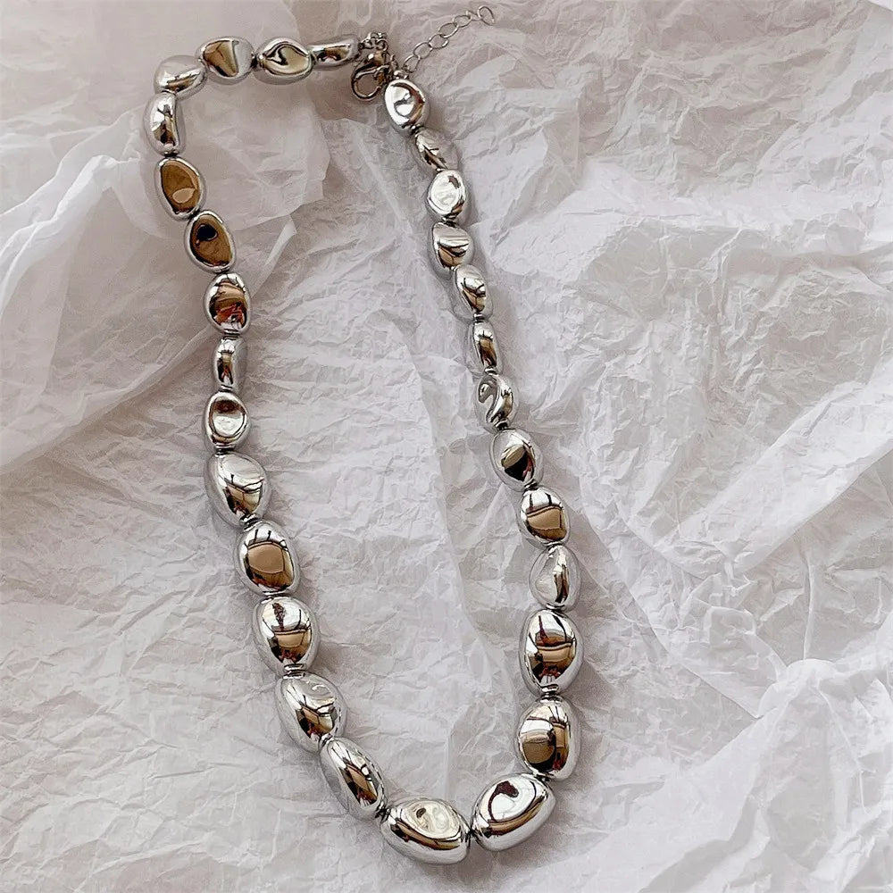 Pearl Chain Necklace boho chic 