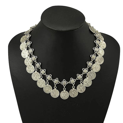 Vintage Ethnic Coins Necklace