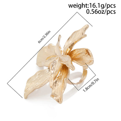 Boho Statement Flower Ring