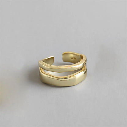 Molten Style Open Statement Ring