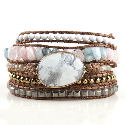 Natural Stones Wrap Bracelets