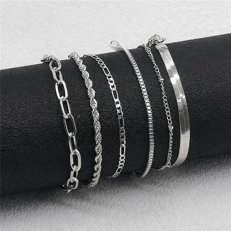 6-Piece Set Multi-layer Bracelets