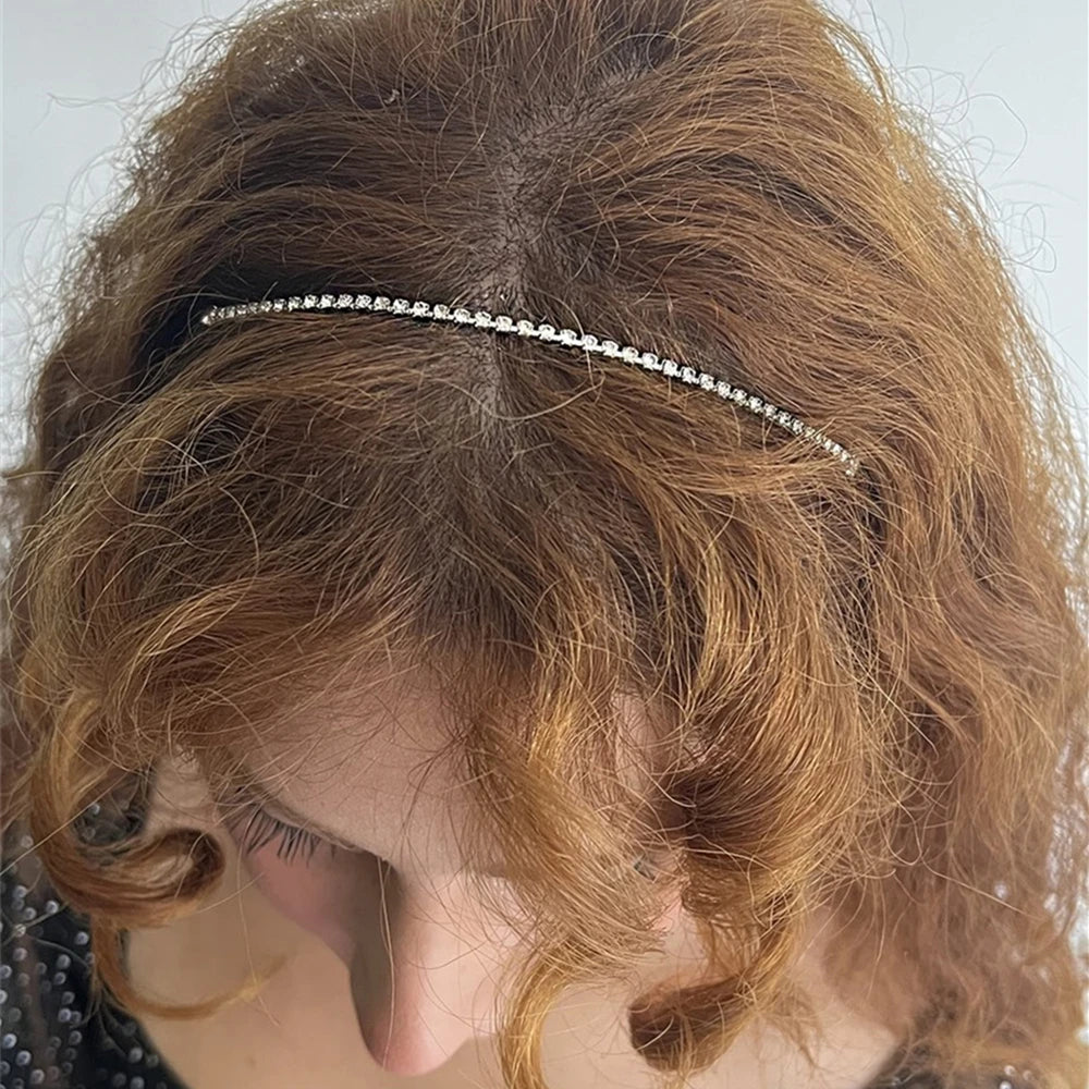 Bohemian Rhinestone Forehead Headband