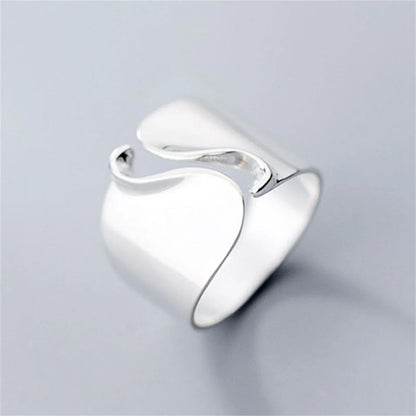 Molten Style Open Statement Ring