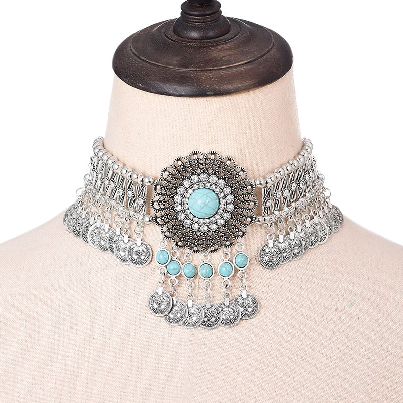 Vintage Collar Necklace boho chic free spirit