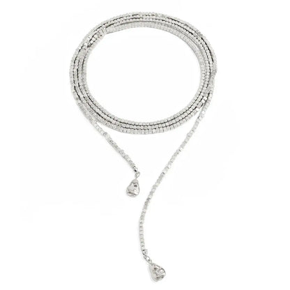 Elegant Boho Lariat Y-Necklace with Beaded Accents