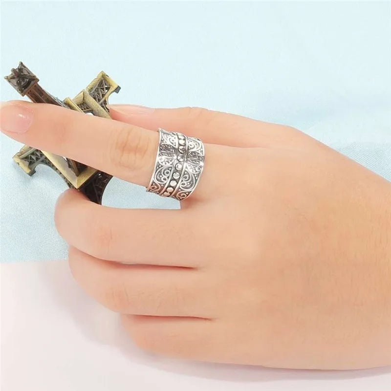 Antique Silver Rings boho chic bohemian lifestyle jewelry  