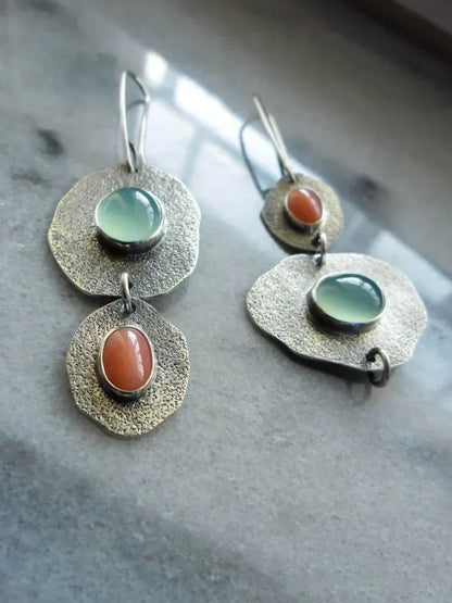 Vintage Ethnic Hook Pendant Earrings