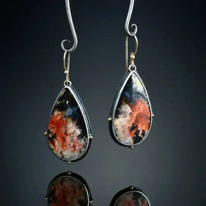 Vintage Ethnic Hook Pendant Earrings