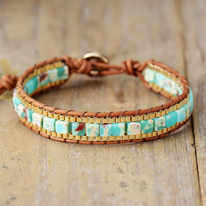 Turquoise Stone Bracelets boho chic 