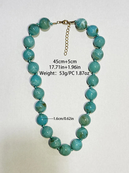 Bohemian Handmade Beaded Rope Necklace