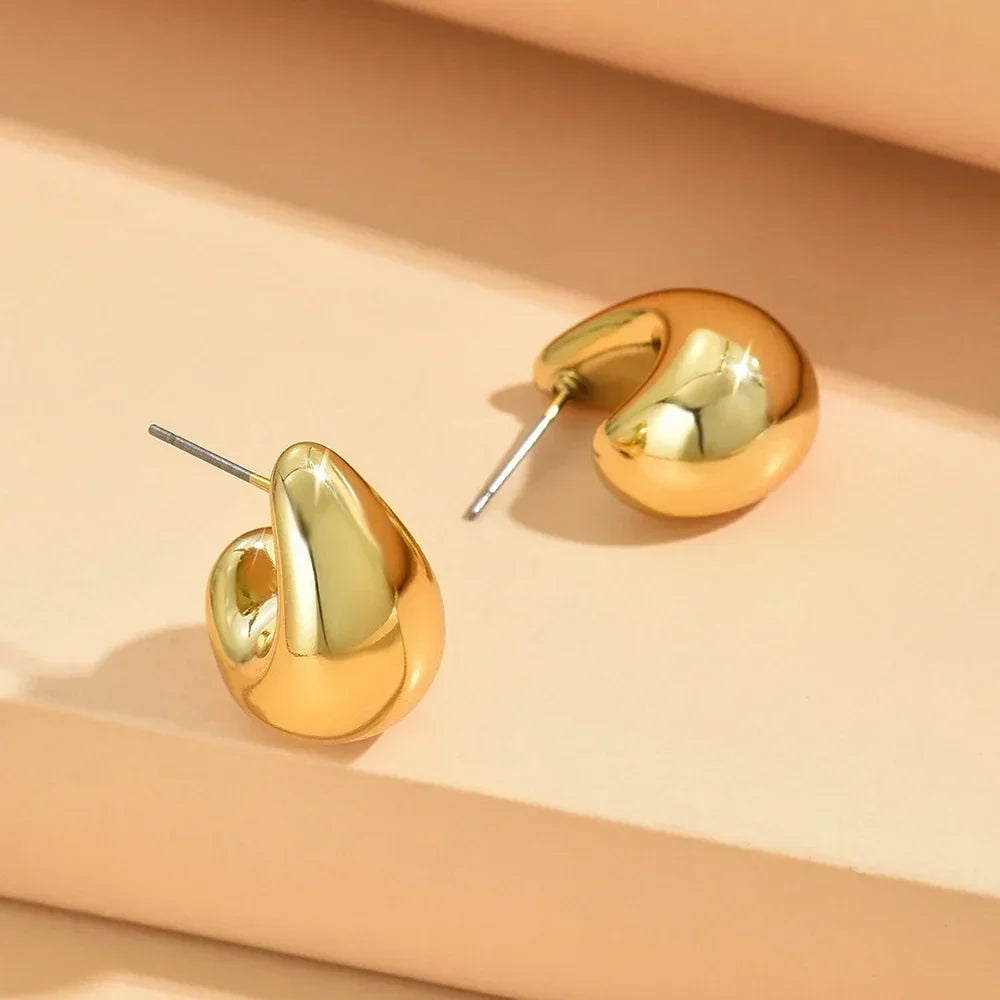 Dome Drop Earrings