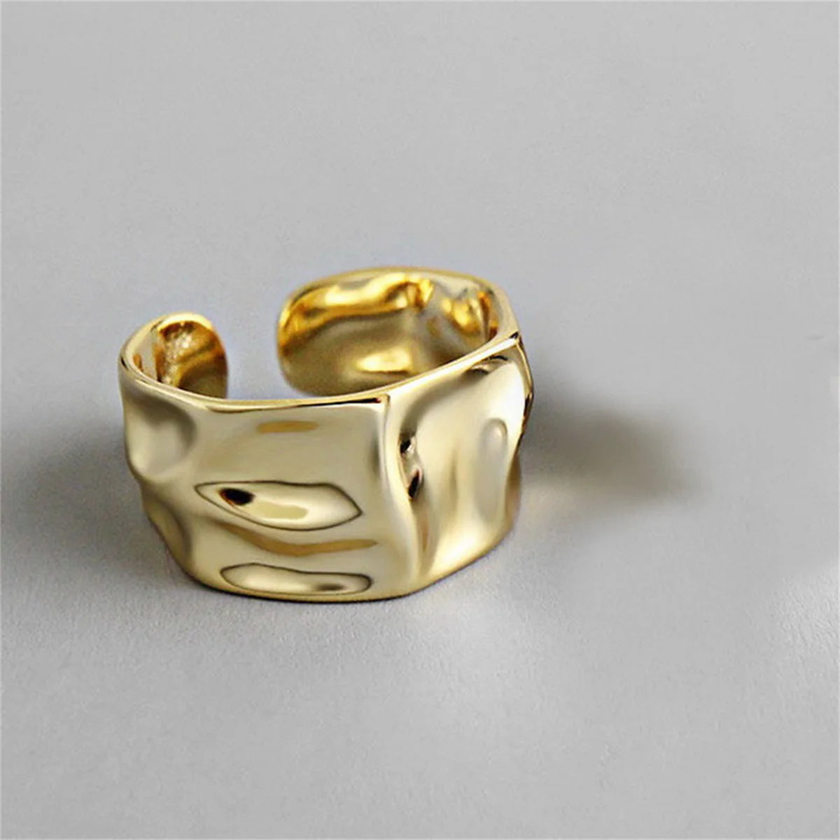 Molten Style Open Statement Ring
