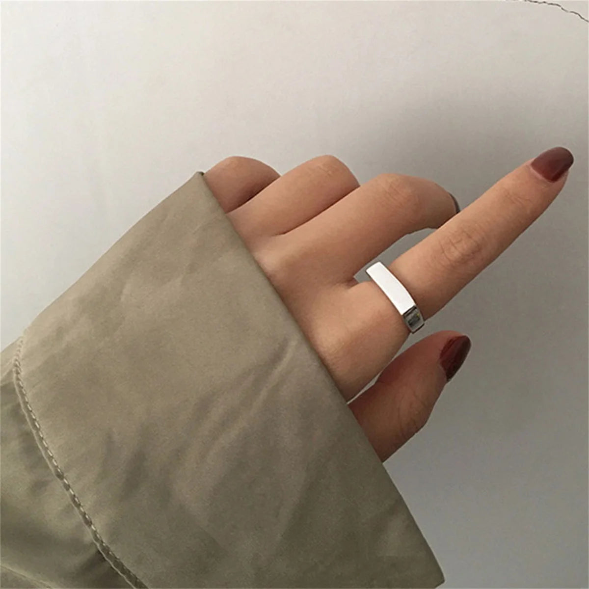 Molten Style Open Statement Ring
