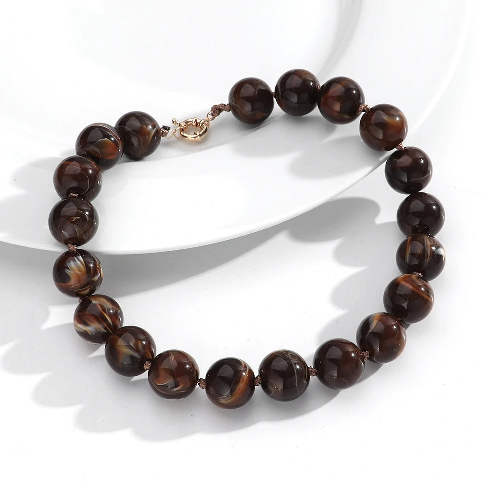 Bohemian Handmade Beaded Rope Necklace