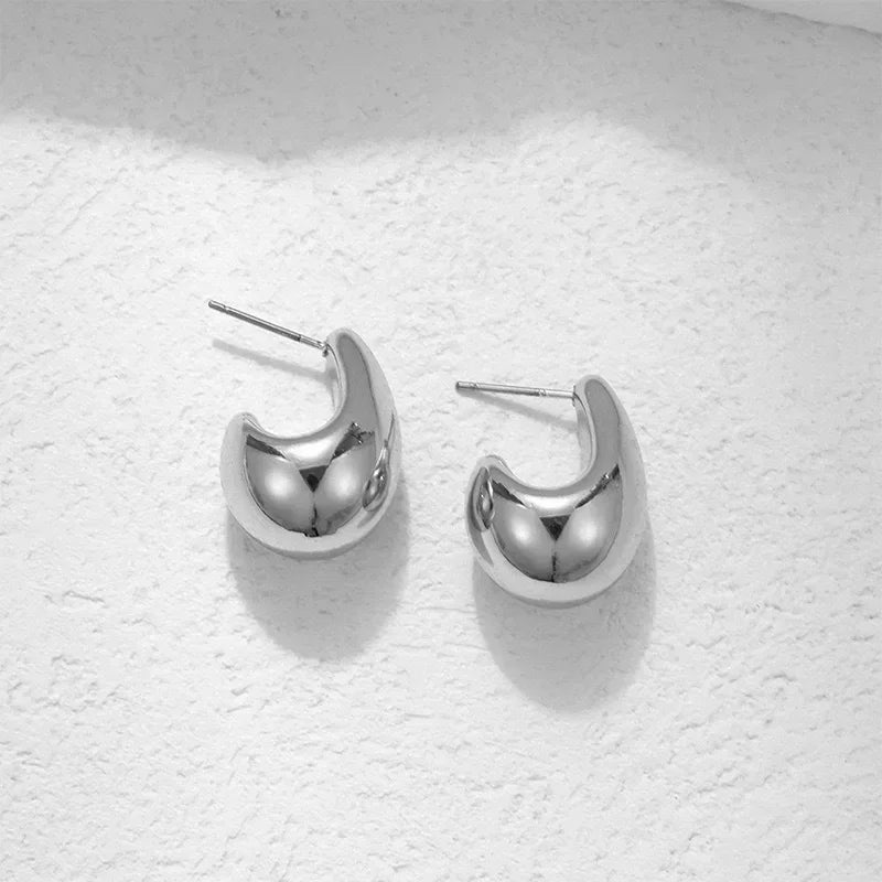 Dome Drop Earrings