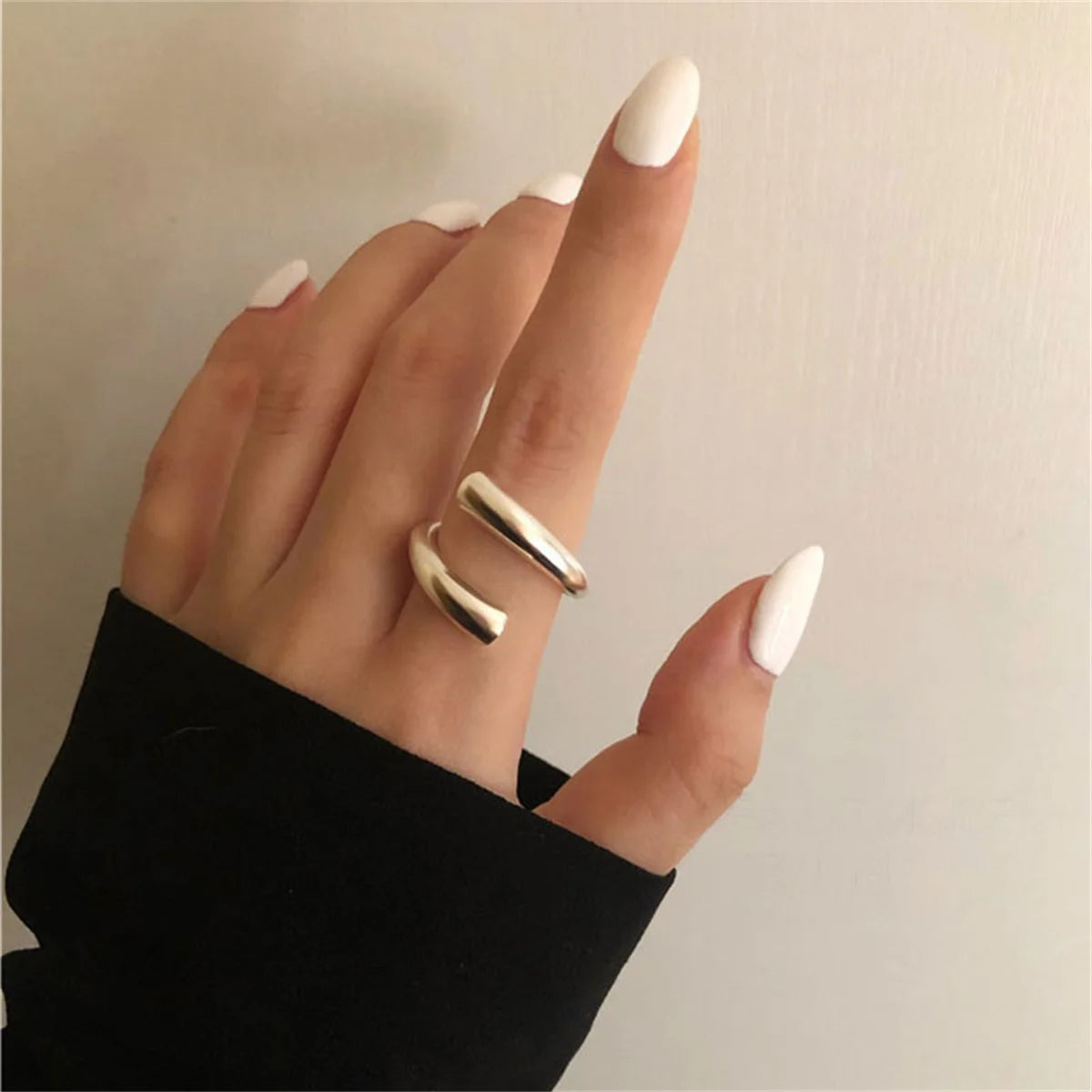 Molten Style Open Statement Ring