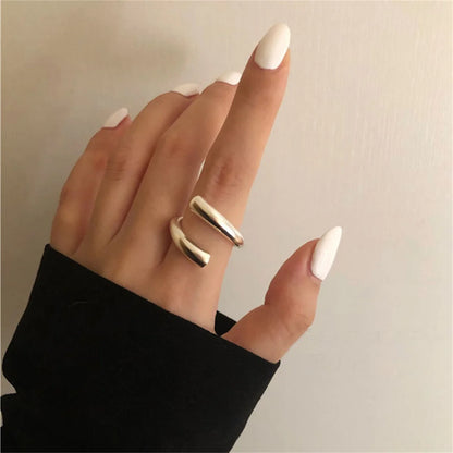 Molten Style Open Statement Ring
