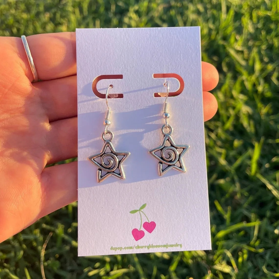 Hoop Star Earrings