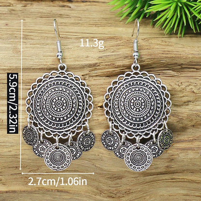 Ethnic Gypsy Tribal Dangle Earrings