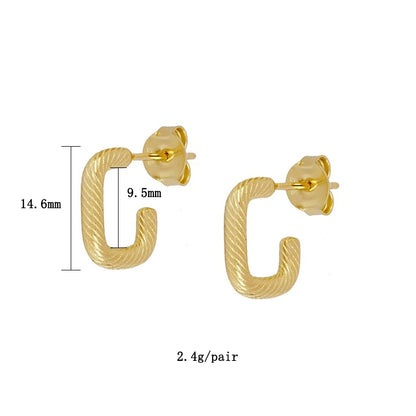 Gold plated Earrings Set