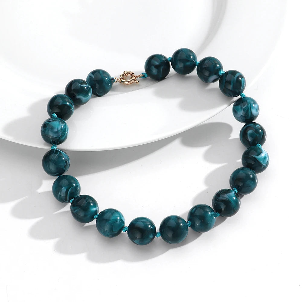Bohemian Handmade Beaded Rope Necklace