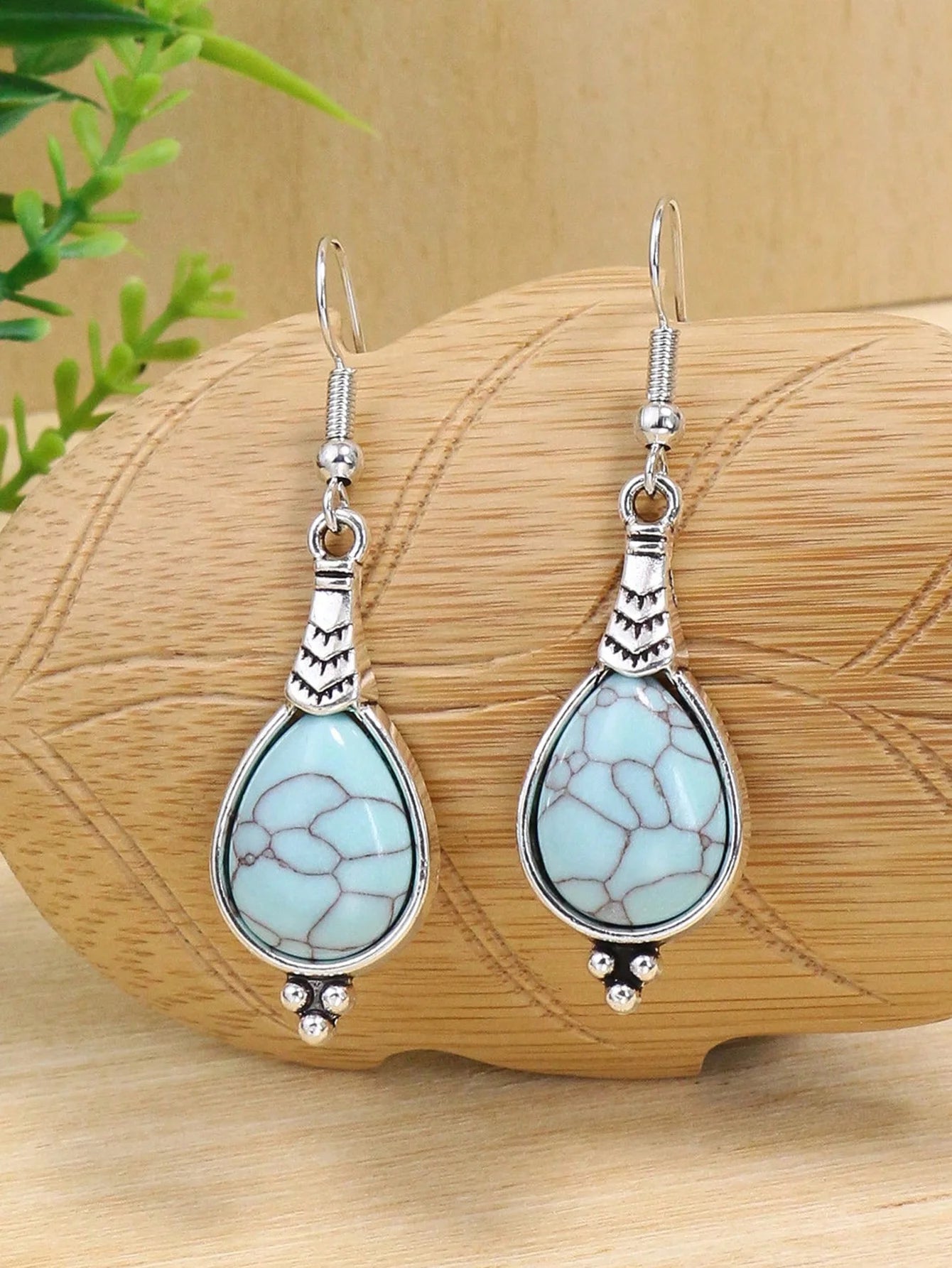 Boho-Chic Inlaid Pendant Set