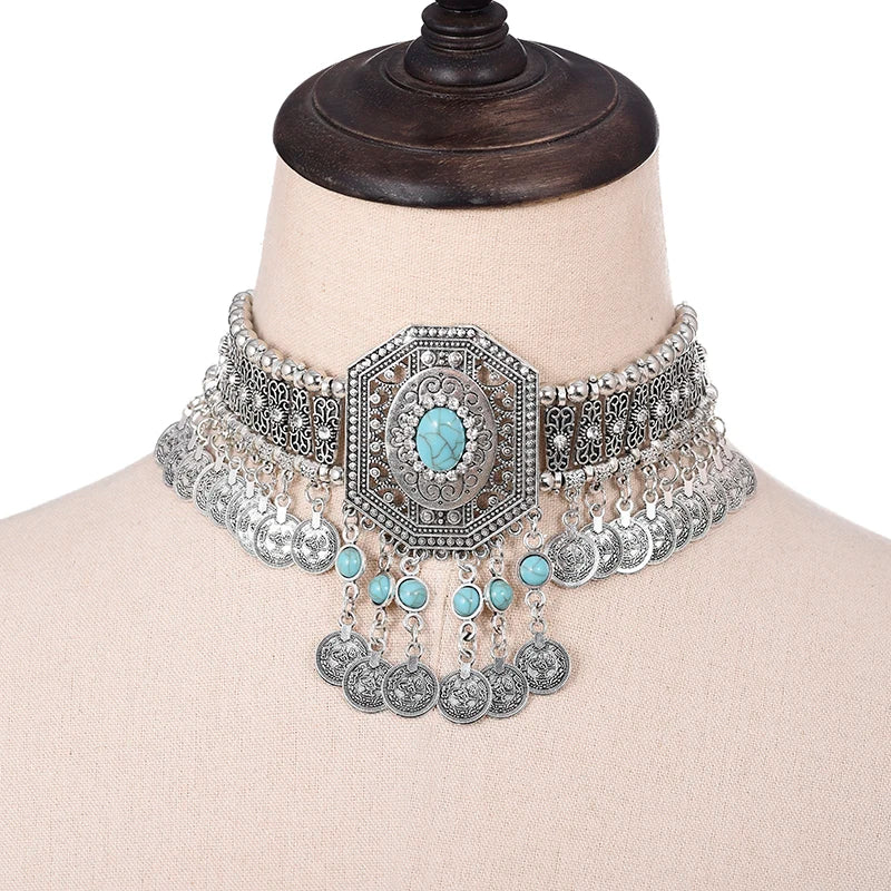 Vintage Collar Necklace boho chic free spirit