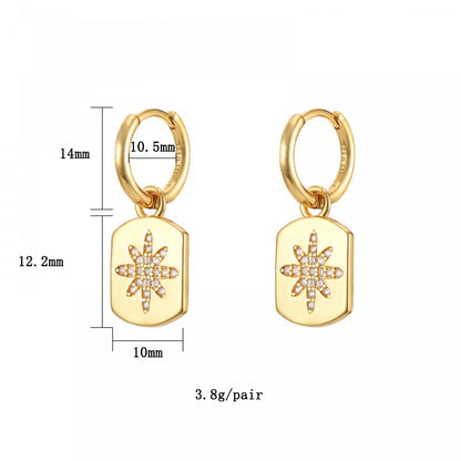 Gold plated Earrings Set