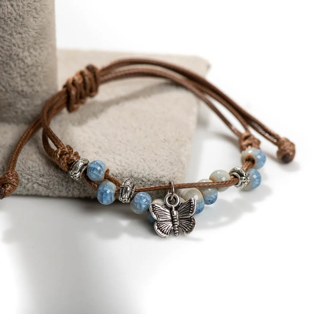 Handmade butterfly Ceramic Ice bracelets