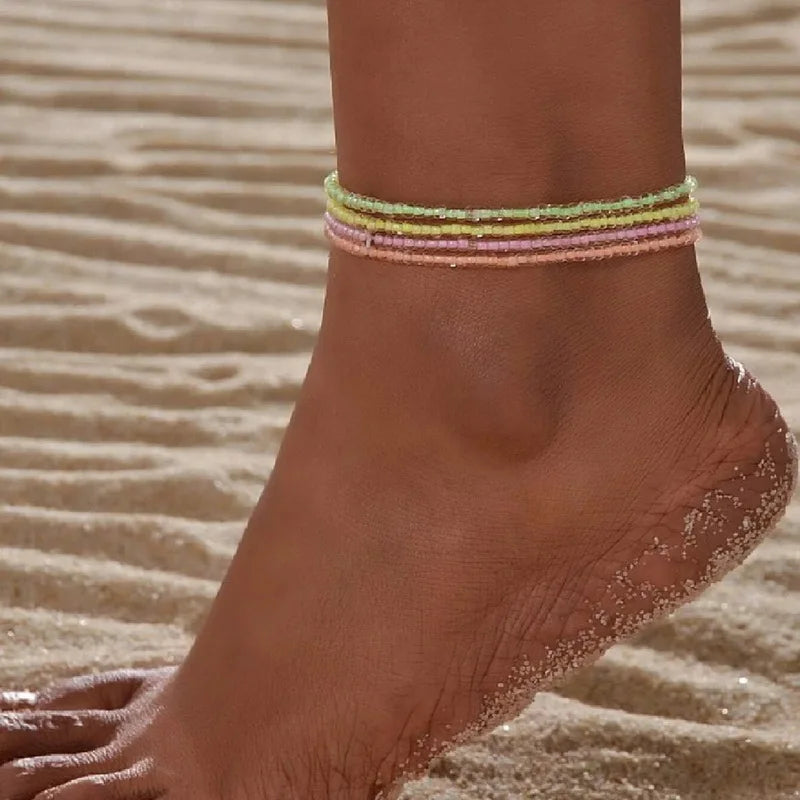 Sea Shell Flower Anklet