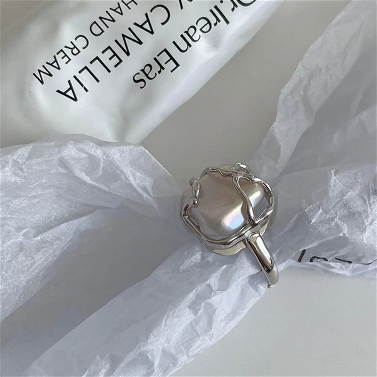 Molten Style Open Statement Ring
